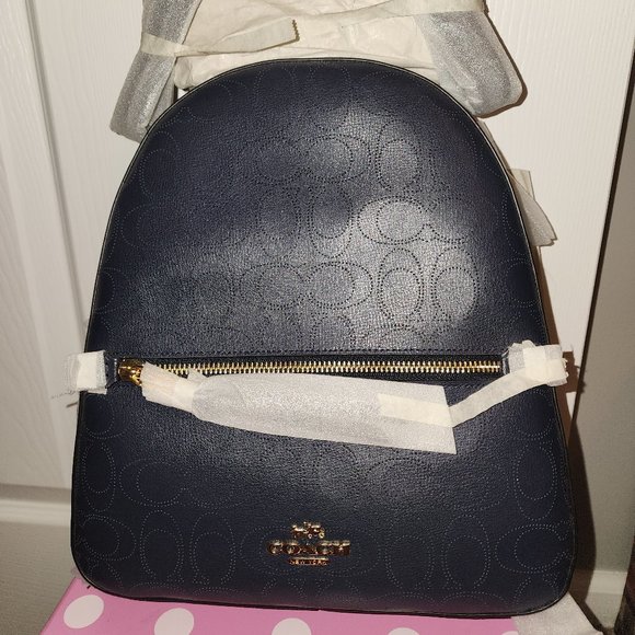 NWT Coach Signature Jordyn Backpack Midnight - Picture 6 of 11